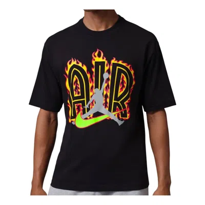 Jordan Men's  Script T-shirt In Black