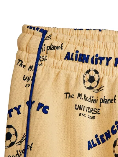 Mini Rodini Patterned Trousers In Neutral