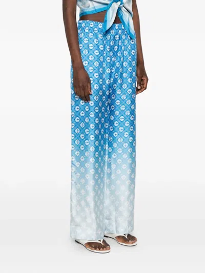 Casablanca Gradient Pattern Trousers In Multi