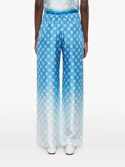 Casablanca Gradient Pattern Trousers In Multi