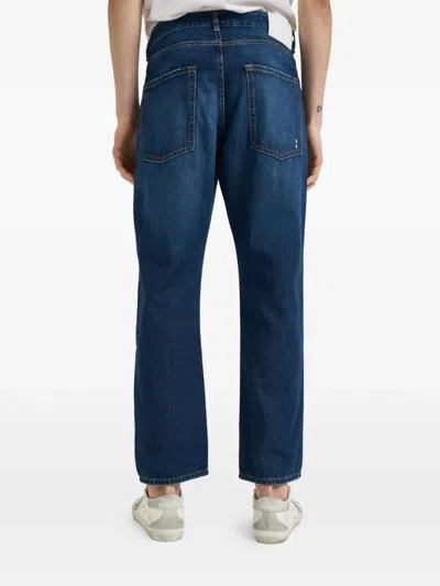 Icon Denim Buttoned Jeans In Blue