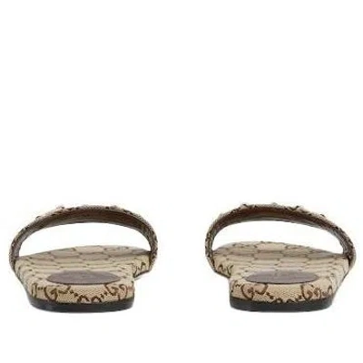 Gucci Emporio Armani Cotton Blend Crewneck Sweatshirt In Neutral