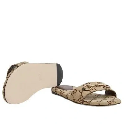 Gucci Emporio Armani Cotton Blend Crewneck Sweatshirt In Neutral