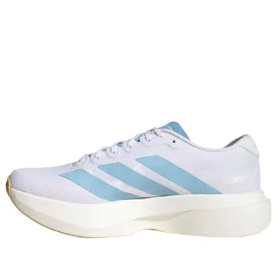 Adidas Originals Mens Adidas Adizero Evo Sl 2 In Footwear White/clear Blue/matte Gold