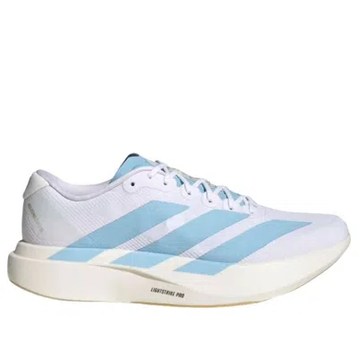 Adidas Originals Mens Adidas Adizero Evo Sl 2 In Footwear White/clear Blue/matte Gold