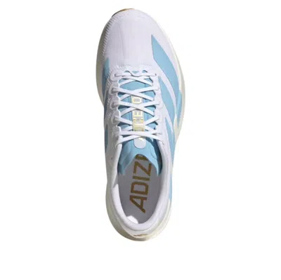 Adidas Originals Mens Adidas Adizero Evo Sl 2 In Footwear White/clear Blue/matte Gold