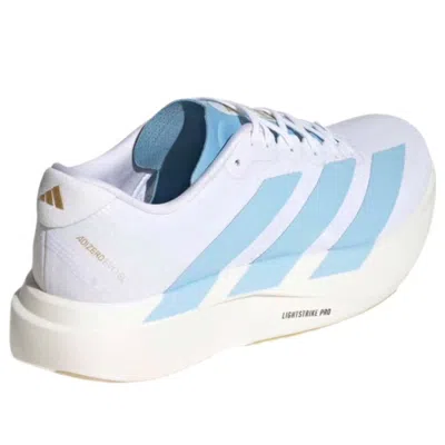Adidas Originals Mens Adidas Adizero Evo Sl 2 In Footwear White/clear Blue/matte Gold