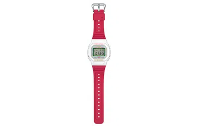 Casio G-shock Square 'white Red' In Multi