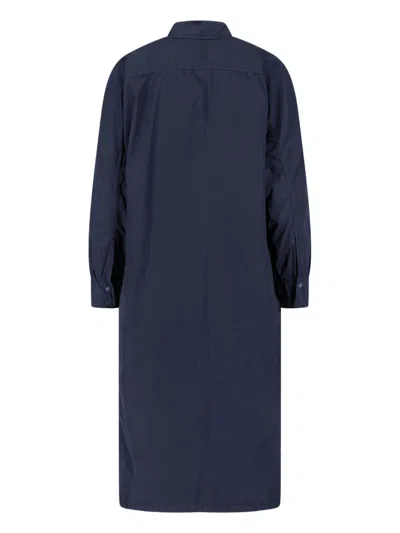 Aspesi Button Front Jacket In Blue