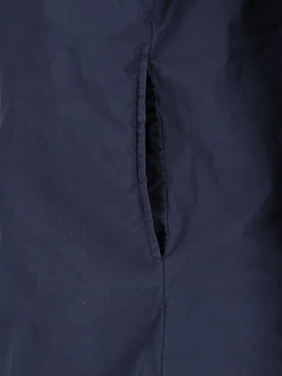 Aspesi Button Front Jacket In Blue