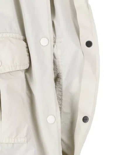 Aspesi Button Front Jacket In White