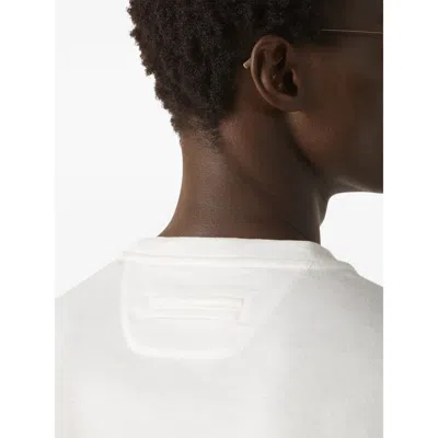 Zegna Slim-fit Logo-embroidered Cotton-jersey T-shirt In White