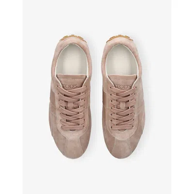 Tod's Women Brown Suede Sneakers, 3.5 Luxury Sneakers For Women Darveys