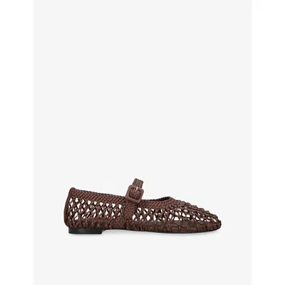 Simon Miller Leather Ballet Flats In Brown