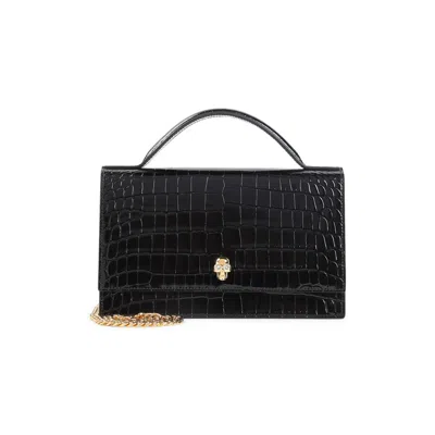 Alexander Mcqueen Th Medium Skull Clutch In Multi