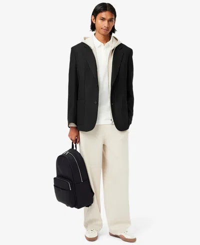 Lacoste Men's Adjustable Straps Backpack In Black