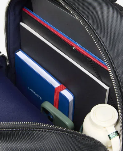 Lacoste Men's Adjustable Straps Backpack In Black