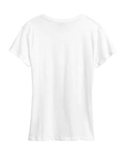 Hybrid Apparel Plus Size Instant Message Aapi Proud Graphic T-shirt In White