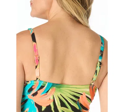 Coco Reef Women's V-neck Pull-on Affable Tankini Top In Multi