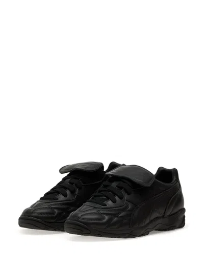 Puma Quilted Strap Trainers In Black