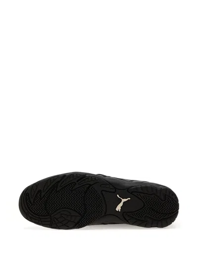 Puma Quilted Strap Trainers In Black