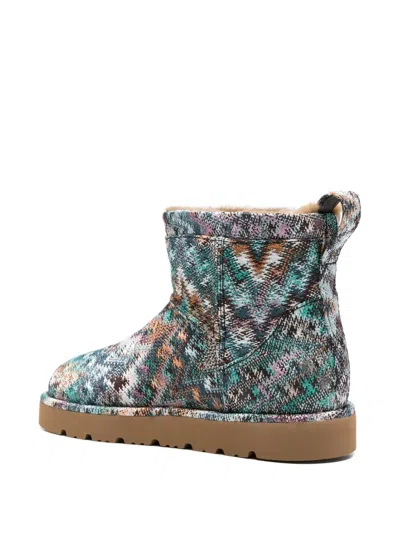 Missoni Patterned Boots In Multi