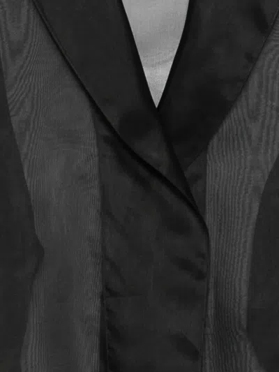 Antonelli 버튼 프런트 재킷 In Black