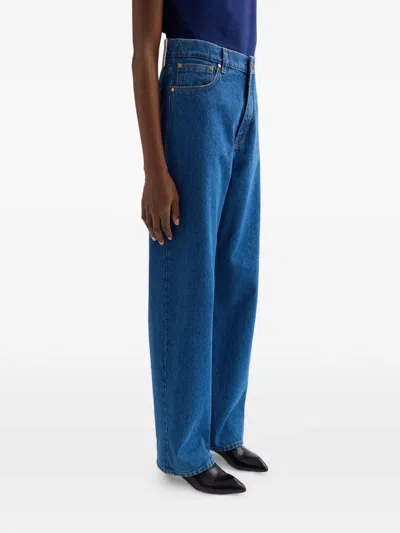 Jil Sander 루즈 핏 진 In Blue