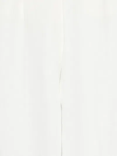 Lardini 벨트 루프 팬츠 In White