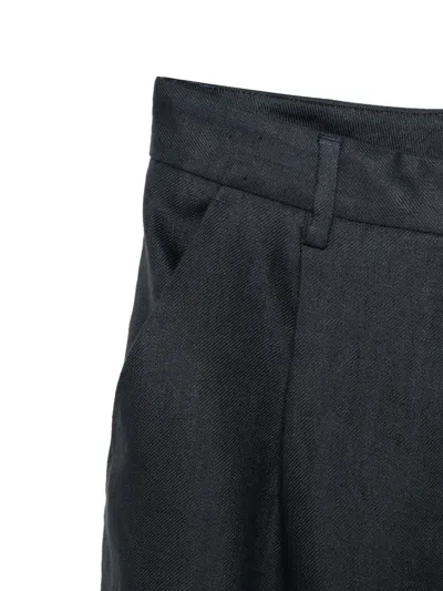 Lardini 플리츠 팬츠 In Black