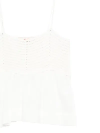 Jucca 크로셰 탑 In White