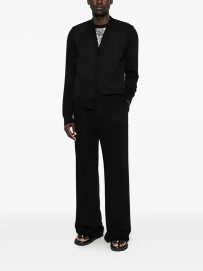 Givenchy Flap-pocket Cardigan In Black