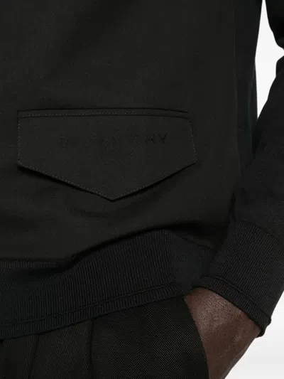 Givenchy Flap-pocket Cardigan In Black