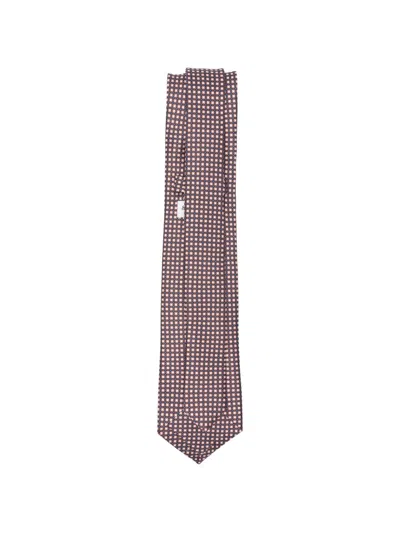 Errico Formicola Patterned Tie In Red
