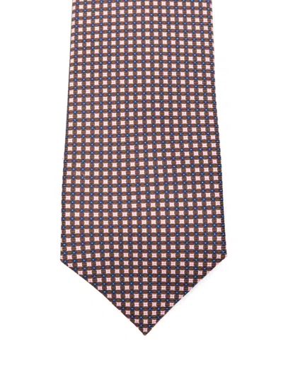 Errico Formicola Patterned Tie In Red