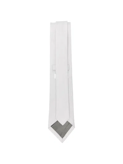 Errico Formicola Patterned Tie In White