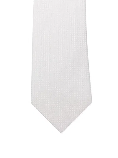 Errico Formicola Patterned Tie In White