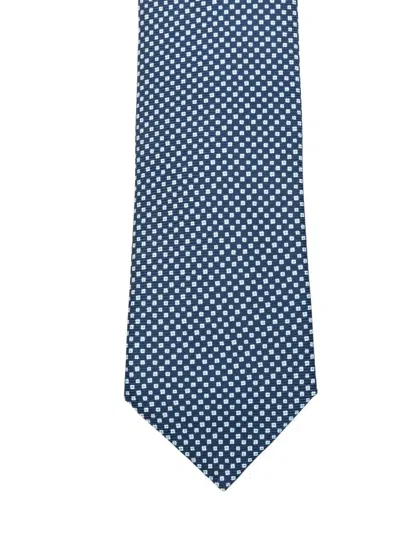 Errico Formicola Patterned Tie In Blue
