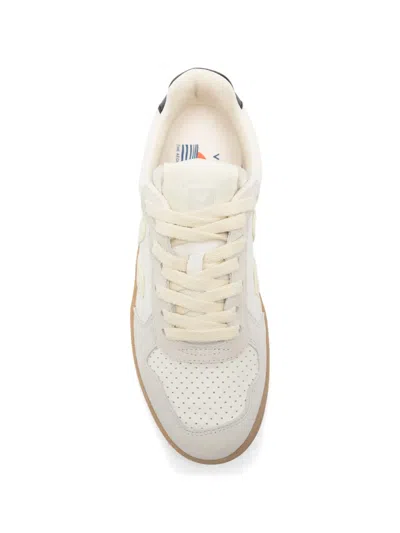 Veja V-82 Suede Panelled Sneakers In Animal Print