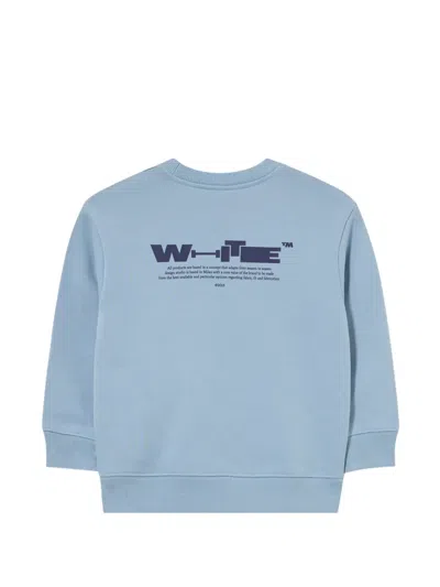 Off-white 애로우 스웨트셔츠 In Blue