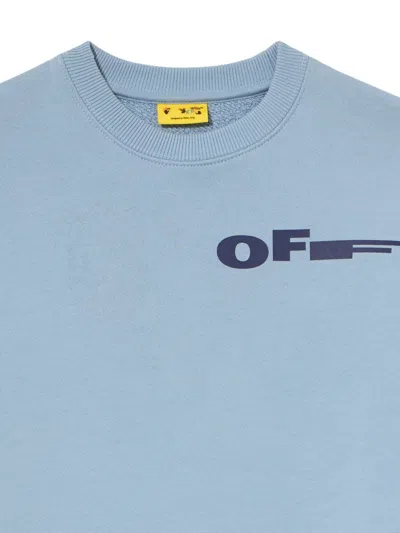 Off-white 애로우 스웨트셔츠 In Blue