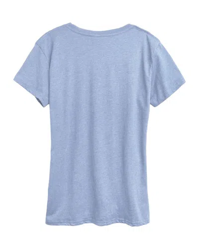 Hybrid Apparel Plus Size Instant Message Aapi Power Graphic T-shirt In Blue