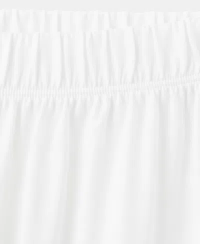 Mango Women's Basic Long Lyocell Trousers In White