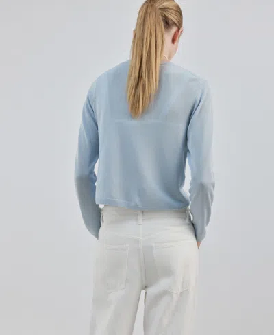 Mango Fine-knit Straight-fit Cardigan Wine In White