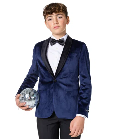 Opposuits Boys' 10-16 Notched Collar Jacket In Blue