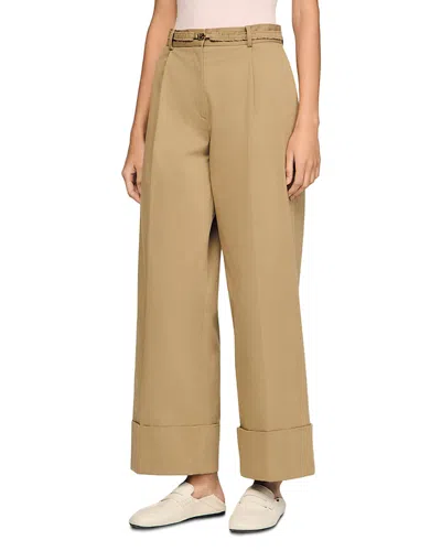 Sandro Suit Trousers In Neutral