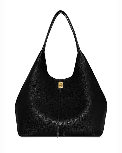 Rebecca Minkoff Darren Signature Leather Carryall Bag In Black