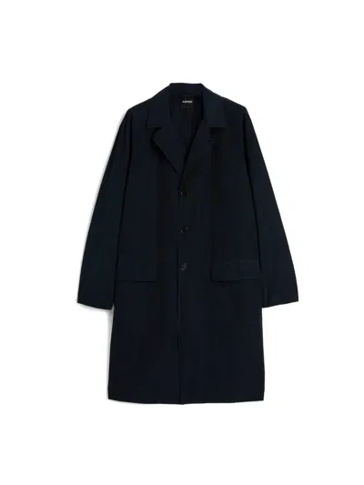 Aspesi Wool Coat In Black