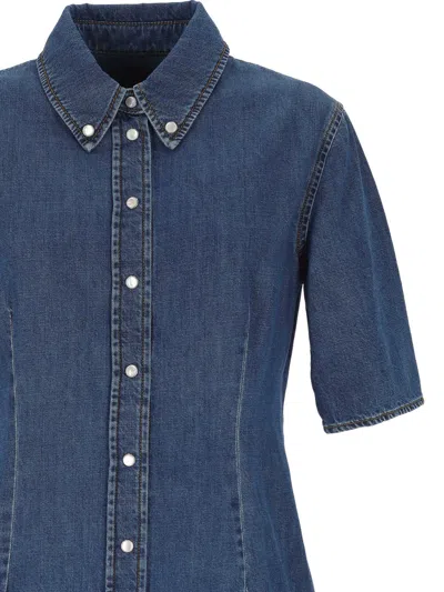 Mugler Fitted Button-up Top In Multi