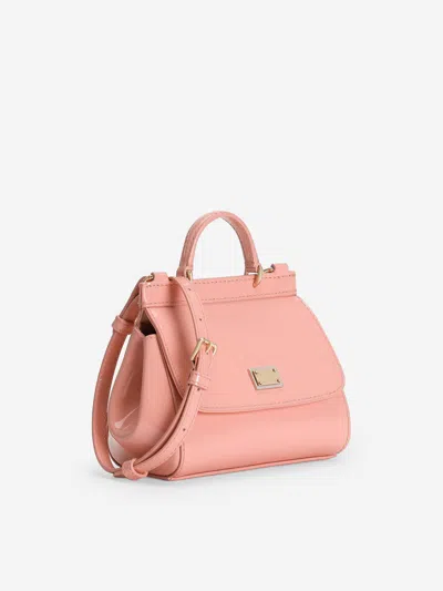Dolce & Gabbana Sicily Top-handle Flap Tote Bag In Pink